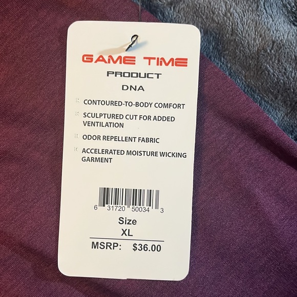 Game Time Athletic V Neck Tee - Picture 7 of 7